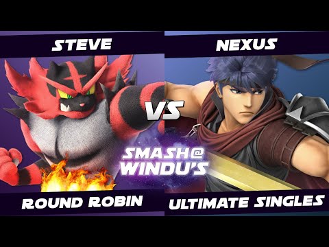 Smash @ Windu's 149 - Steve (Incineroar) vs Nexus (Ike, Cloud) - Round Robin