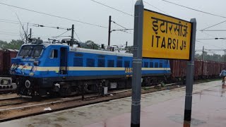 preview picture of video 'ITARSI JUNCTION LONG DEPARTURE ANNOUNCEMENT - ANAS KHAN [IRFCA]'