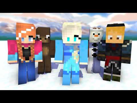 MONSTER SCHOOL :SKIRRI FROZEN ELSA & ANNA WITH FRIENDS - MINECRAFT ANIMATION