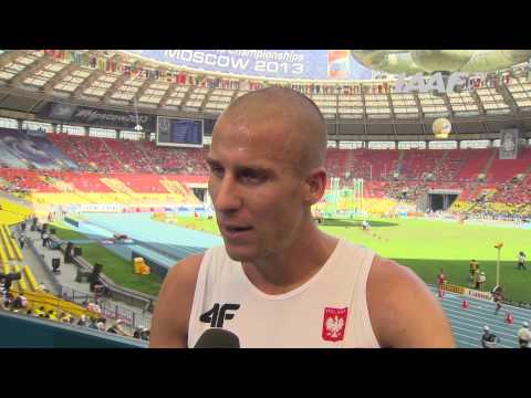 Moscow 2013 - Marcin LEWANDOWSKI  POL - 800m Men - Heat 1