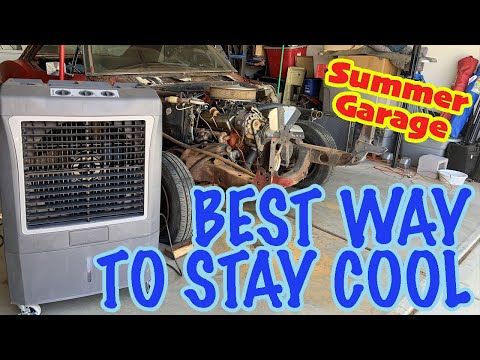 HOW TO KEEP GARAGE COOLER IN SUMMER - Hessaire Review for Classic Car Restoration Projects