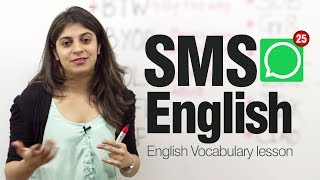SMS English ( Lesson)  - Modern English abbreviations and Shortened text messages