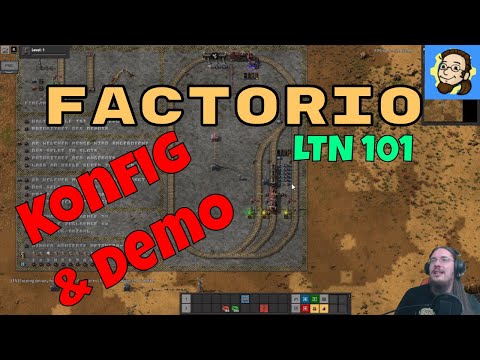 Factorio LTN 101 - Konfiguration erklärt und Demo-Netzwerk