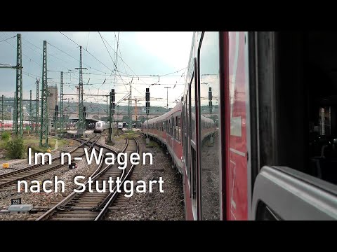 Anfahrt auf Stuttgart Hauptbahnhof am 23.04.2019