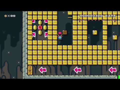 Going down 2: Going deeper. by ganon95 - SUPER MARIO MAKER - NO COMMENTARY 1bh