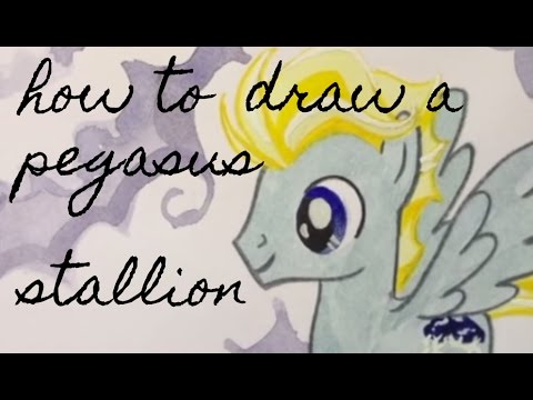 How to Draw Pegasus Stallions - YouTube