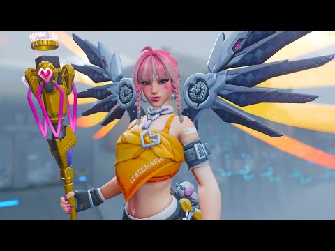 NEW Fearless Mercy Skin Showcase | Overwatch 2 x LE SSERAFIM