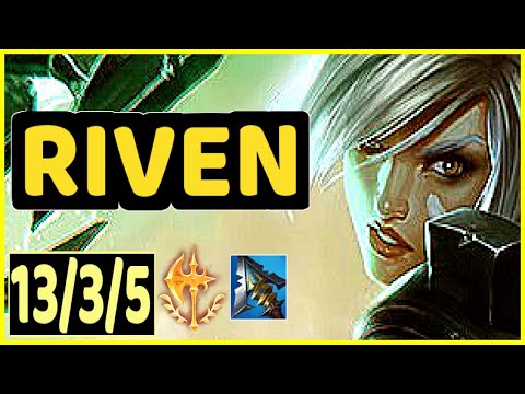 RIVEN VS REK'SAI - 13/3/5 KDA TOP GAMEPLAY DIAMOND III