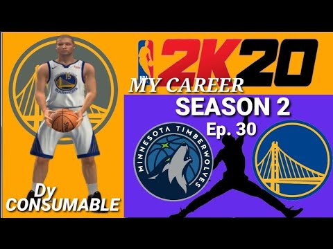 Timberwolves vs Warriors Season 2, Ep 30| nba 2k20 my career