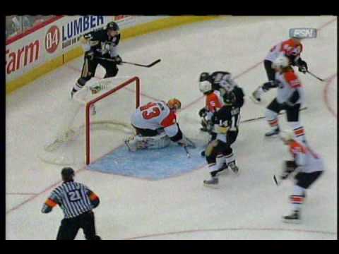 Highlights: Penguins vs. Flyers: Game 1 2009 Playoffs