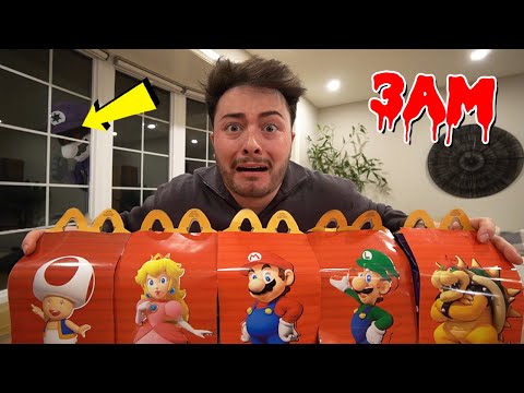 DO NOT ORDER ALL SUPER MARIO HAPPY MEALS AT 3 AM!! (WE GOT ATTACKED)