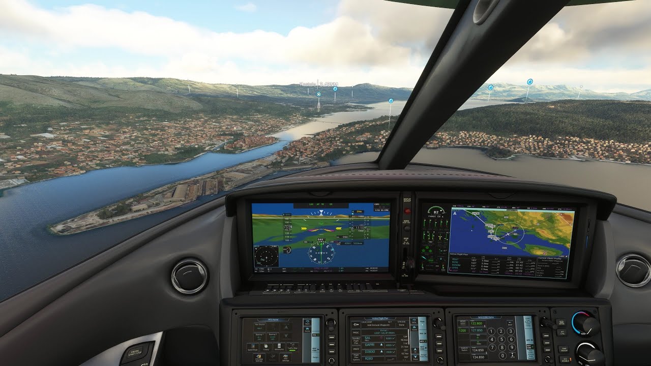 MSFS LDLO-LDSP full flight SF50 VisionJet