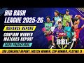BBL 2025 26 Advance Matches Prediction Report Big Bash League 2025 26 Cup Winner BBL 2025