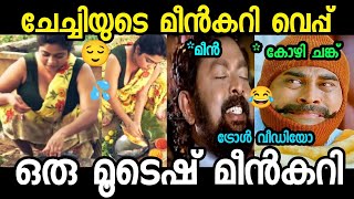 കണ്ടാൽ മൂടാവുന്ന മീൻകറി 😌|Anjitha Nair Troll Video | Troll malayalam | Mallu dinkan