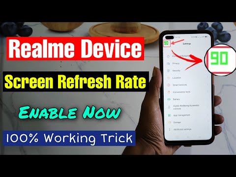 Enable Screen Refresh Rate Enable Trick Realme | How to Enable Screen Refresh Rate in Realme Device
