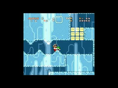 Super Mario World - [11A] GROTTE DE GLACE