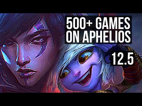 APHELIOS & Nautilus vs TRISTANA & Lulu (ADC) | 8 solo kills, Legendary | NA Grandmaster | 12.5