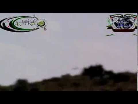 التصدي للطيران الحربي من قبل تجمع ألوية وكتائب أحفاد الرسول على جبهة جبل شاعر في ريف القلمون