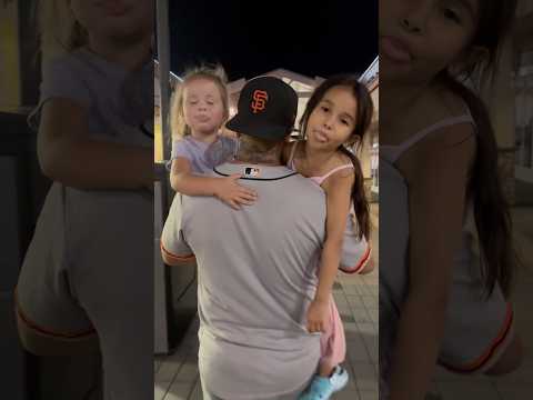 Dad carries daughters and mom gets jealous #shorts