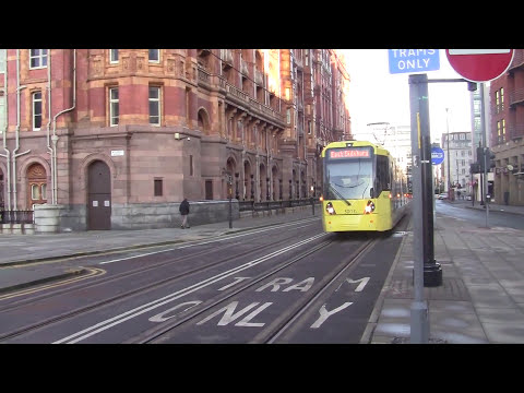Manchester Metrolink - city centre section Video