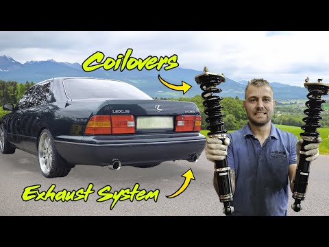 Lexus LS400 EPIC Exhaust And BC Racing Coilover Suspension Upgrade 🔥
