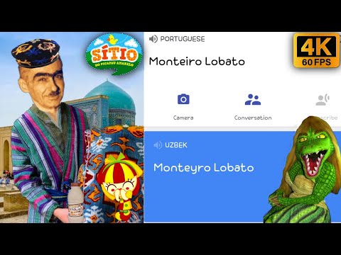 Monteiro Lobato in different languages meme