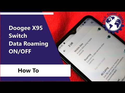 How To Switch Data Roaming ON/OFF On The Doogee X95