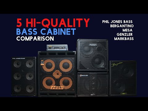 5 Hi-Quality Bass Cabinet Comparison Markbass、Genzler、Bergantino、Phil Jones Bass、Mesa、
