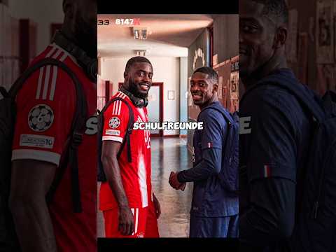 Upamecano und Dembele luden ihr Schulfreunde zum Spiel ein #fcbayern #psg #championsleague #fussball
