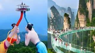 Amazing buildings | Incredible buildings on cliffs | Natural wonders of China