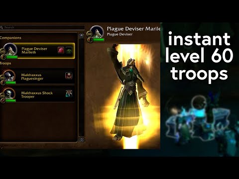 How I Level Table Troops to 60 on a Fresh Alt