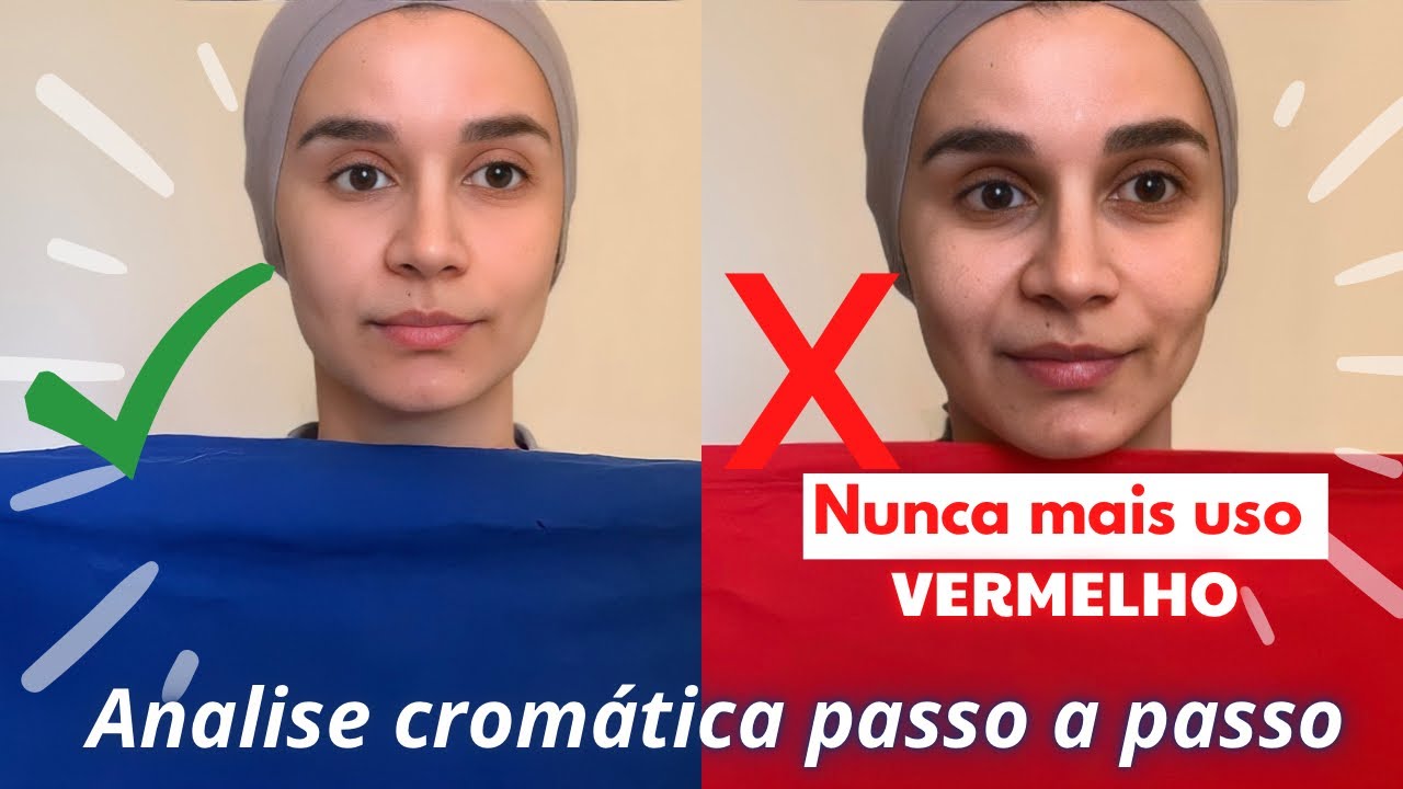 Como descobrir sua CARTELA DE CORES! Coloração pessoal em casa rápido e fácil.