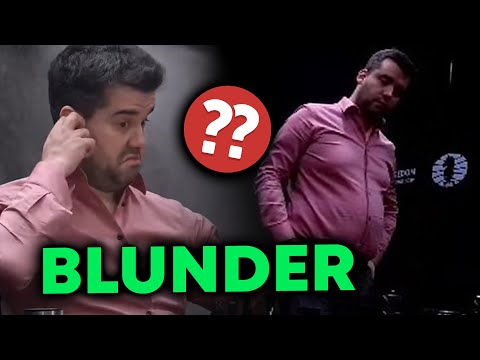 Nepo Panics and Blunders In Game 8 of 2023 FIDE World Championship