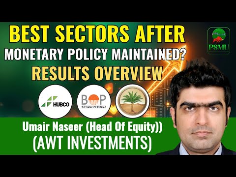 Best Sectors After Monetary Policy Maintain | Umair Naseer | Hubco, Bop | PSMU