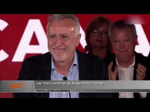 Las "tres mentiras” de Ángel Víctor Torres