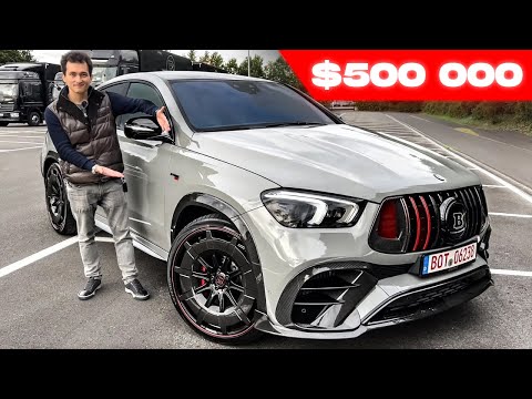 Driving 900 HP BRABUS GLE 63 based on Mercedes-AMG GLE 63 S Coupe. $500,000 BRABUS 900 ROCKET.