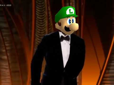 Mario punches Luigi meme