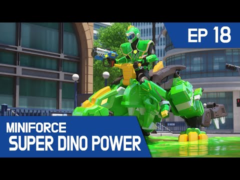 [MINIFORCE Super Dino Power] Ep.18: Jacky's Super Dino, T-rex!
