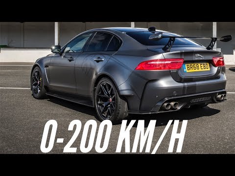 Jaguar XE Project 8 : 0-200 km/h