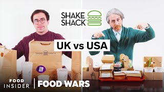 US vs UK Shake Shack | Food Wars