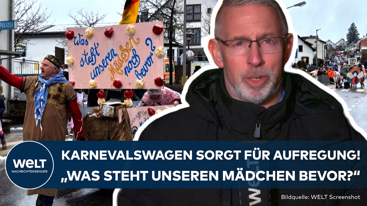 NONWEILER: Karnevalswagen sorgt für große Aufregung – „Was steht unseren Mädchen bevor?“