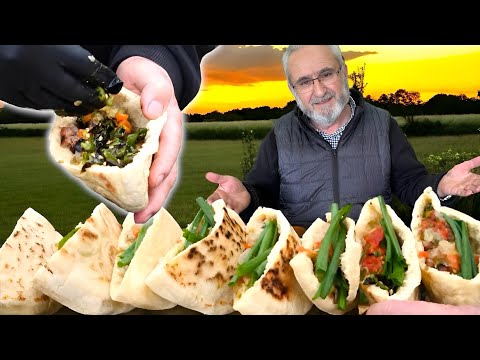 Tasty Turkish Doner Kebab & Bread Recipe! Homemade Delight