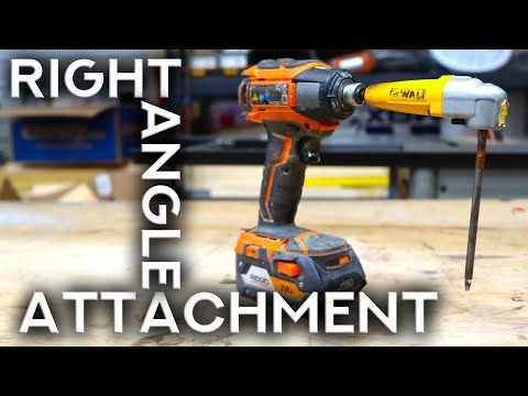 You Need A Right Angle Drill Attachment In Your Woodworking Tool Box