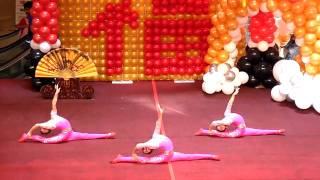 Chinese Girls Acrobatic Performance Pt.  1