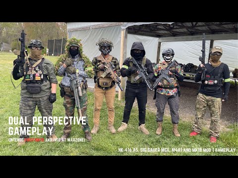 Dual Perspective Gameplay! (Intense Firefights and 1v1s at Warzone)