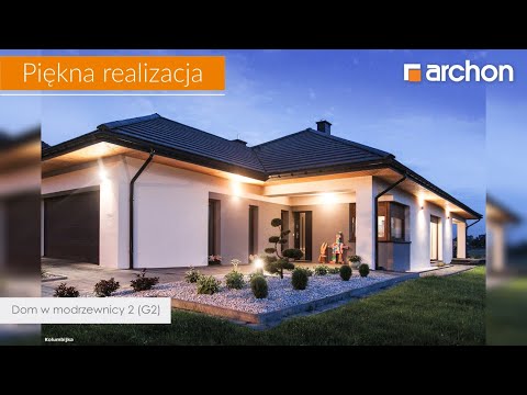 Dom w modrzewnicy 2 (G2) – Piękna realizacja I ARCHON+ Projekty Domów