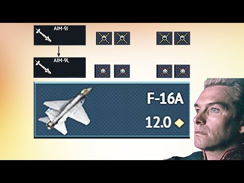 [STOCK] F-16A EXPERIENCE - WAR THUNDER