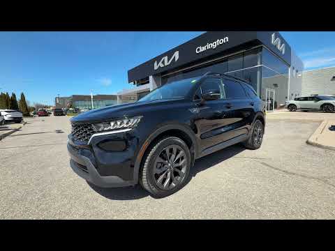 2022 Kia Sorento in Black for sale at Clarington Kia in Bowmanville, ON
