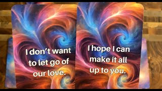 I WONT LET GO OF THIS LOVE & I HOPE I CAN MAKE IT ALL UP TO YOU! CHANNELED MESSAGE FROM YOUR PERSON