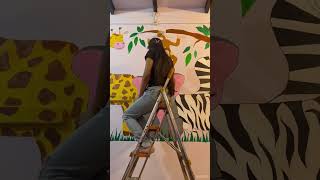 Kids room filled with artwork #wallartpainting #streetartist293 #etahartist #wallart